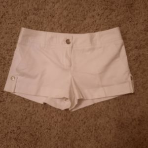 Express white shorts